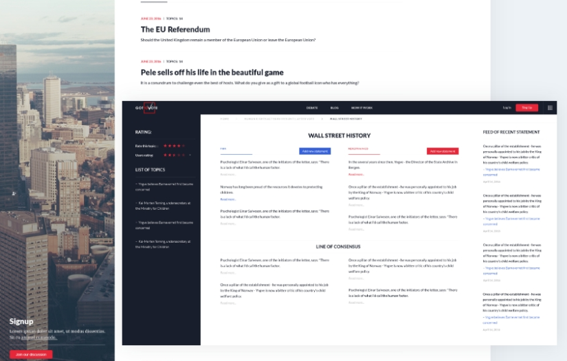 GotToVote Forum screenshot 1
